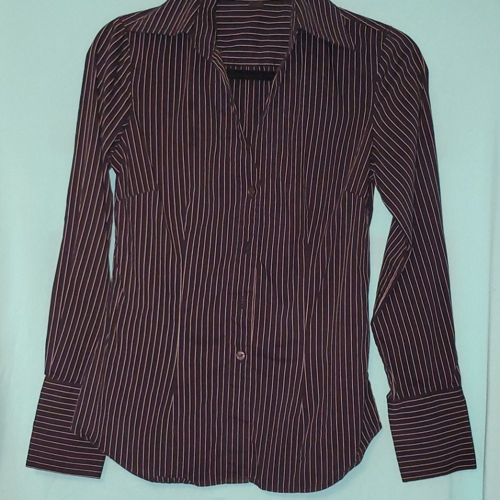 Express blouse black & white stripes